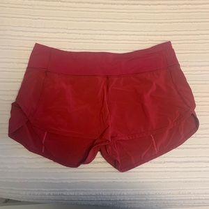 Red Luluemon Shorts